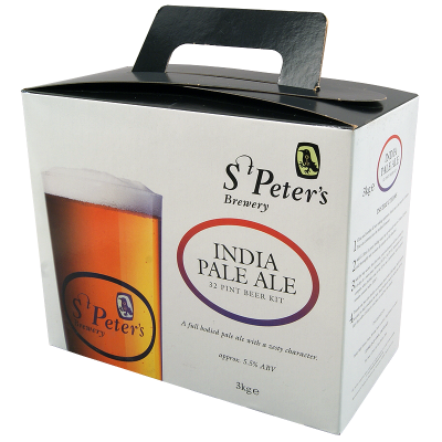 SPECIAL OFFER - St Peters 3kg - India Pale Ale - 40 Pint Ingredient Kit - Damaged Box