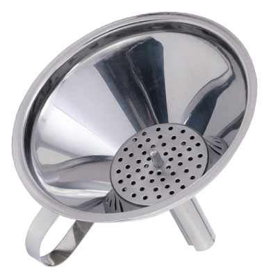 SPECIAL OFFER - 13cm Stainless Steel Funnel With Strainer - Old Stock Clearance