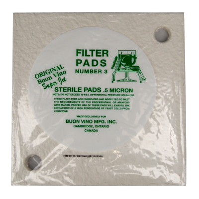 Buon Vino Super Jet Sterile Filter Pads No3 - Pack Of 3