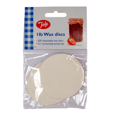 Pack Of 200 Wax Discs - 6cm Diameter - To Fit Traditional 1lb Jam Jars