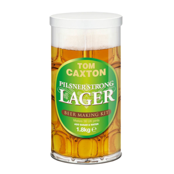 Tom Caxton 1.8kg - Strong Pilsner Lager - 36 / 40 Pint