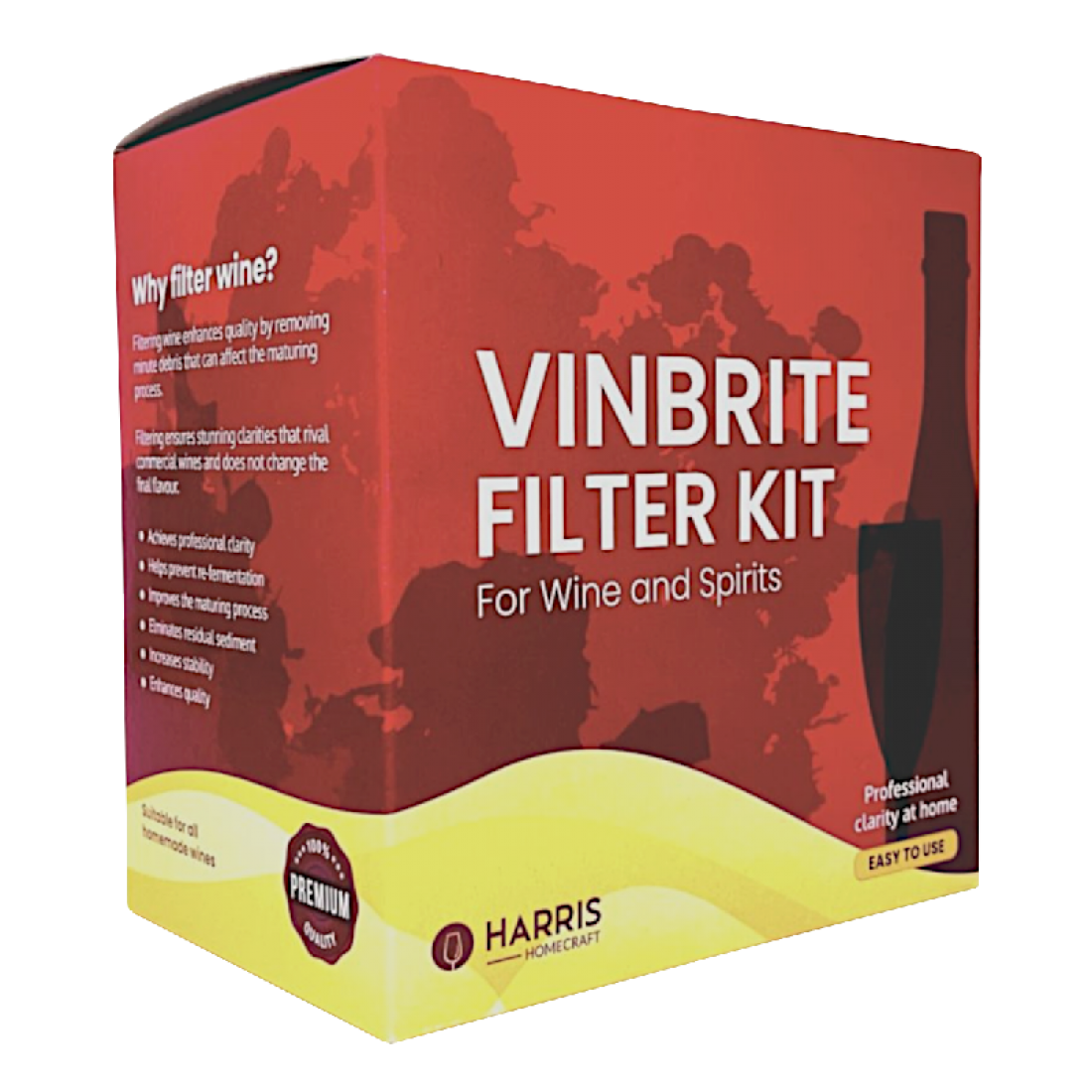 Harris Filters Vinbrite Wine Filter Kit Mkiii Balliihoo