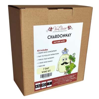 VinClasse Chardonnay 6 Bottle - 7 Day - Wine Ingredient Kit