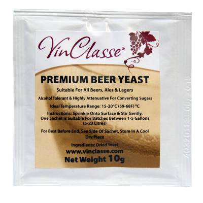 Vinclasse Premium Beer Yeast 10g Sachet