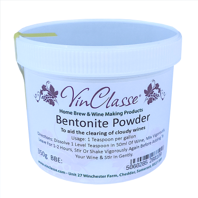 VinClasse Bentonite Powder 350 Gram Tub