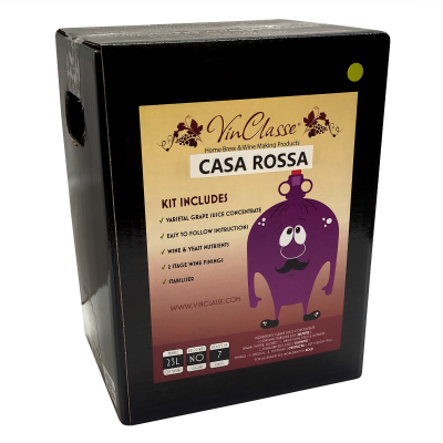 VinClasse Casa Rossa 23 Litre - 7 Day Red Wine Kit