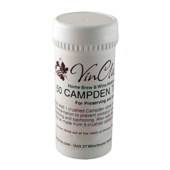 VinClasse Campden Tablets x 50