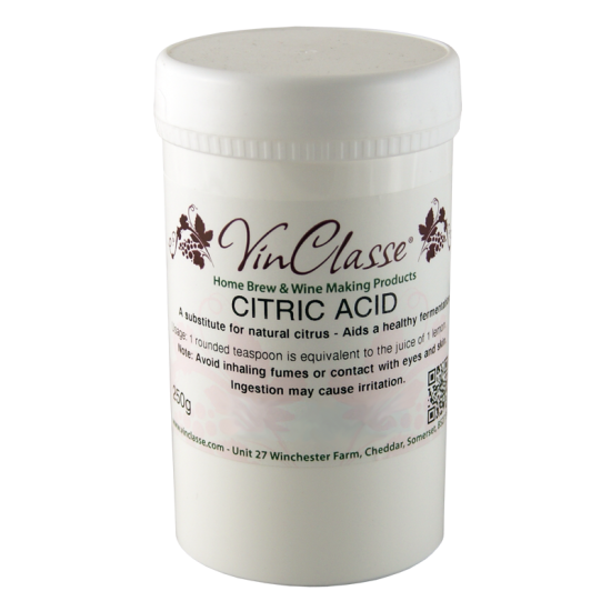 VinClasse Citric Acid 250g Tub