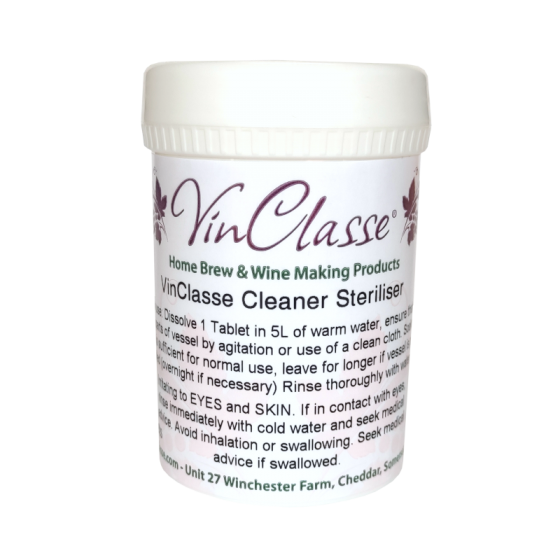 VinClasse Cleaner Steriliser - Tub Of 32 x Tablets