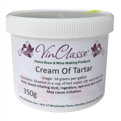 VinClasse Cream of Tartar 350 Gram Tub