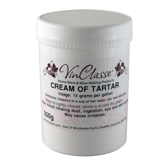 VinClasse Cream of Tartar 350 Gram Tub