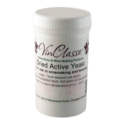 Vinclasse Dried Active Wine Yeast - 100g Tub