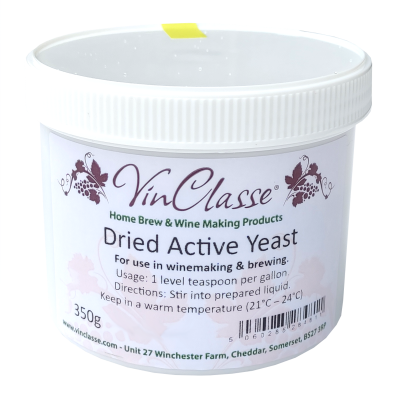 VinClasse - Dried Active Wine Yeast - 350g Tub