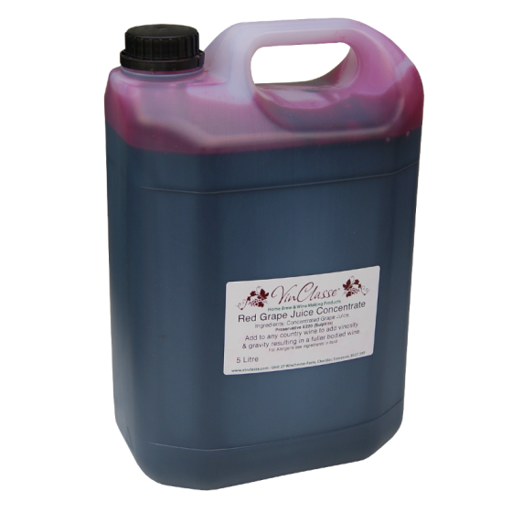 VinClasse 5 Litre  Red Grape Juice Concentrate