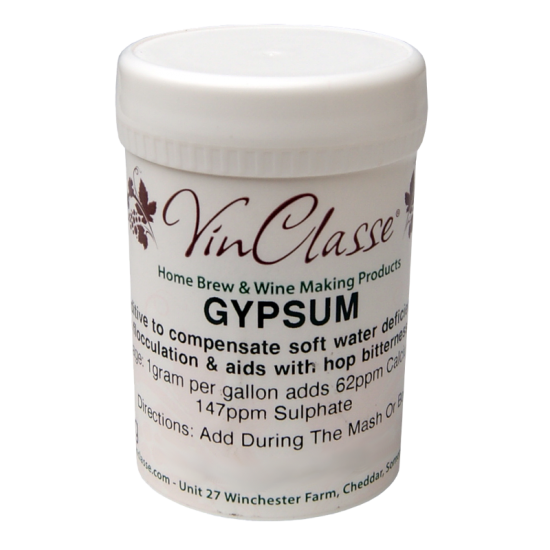 VinClasse Calcium Sulphate Gypsum 100 Gram Tub