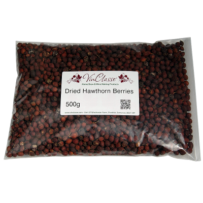 Dried Hawthorn Berries - 500g Bag