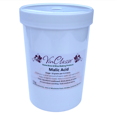 VinClasse Malic Acid 1kg Bulk Tub