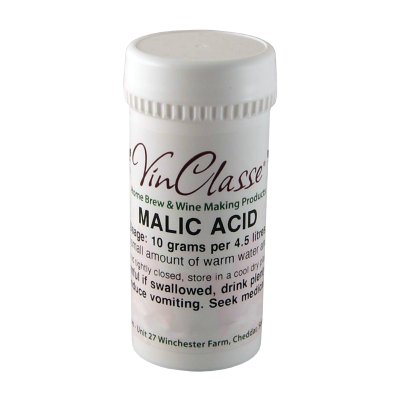 VinClasse Malic Acid 50 Gram Tub