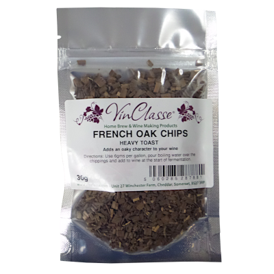VinClasse French Oak Chips - Heavy Toast - 30g Sachet