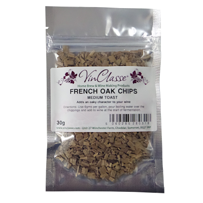 VinClasse French Oak Chips - Medium Toast - 30g Sachet