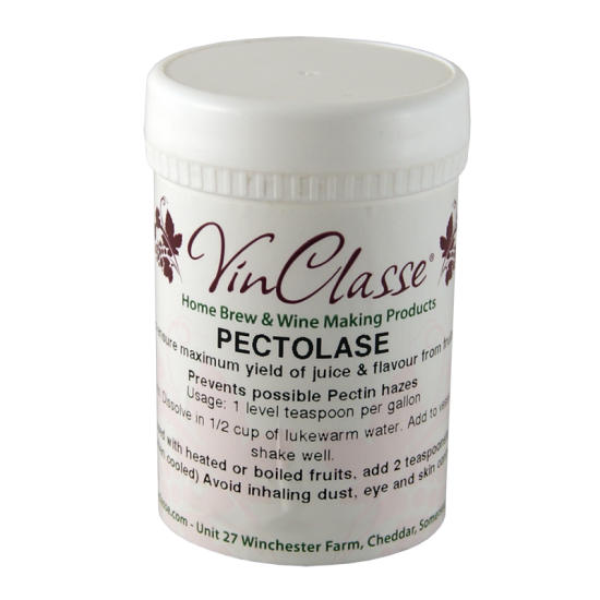 VinClasse Pectolase / Pectinase / Pectin Enzyme 80 Gram Tub