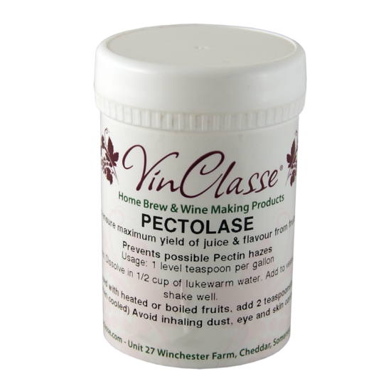 Vinclasse Pectolase / Pectinase / Pectin Enzyme 80 Gram Tub Balliihoo