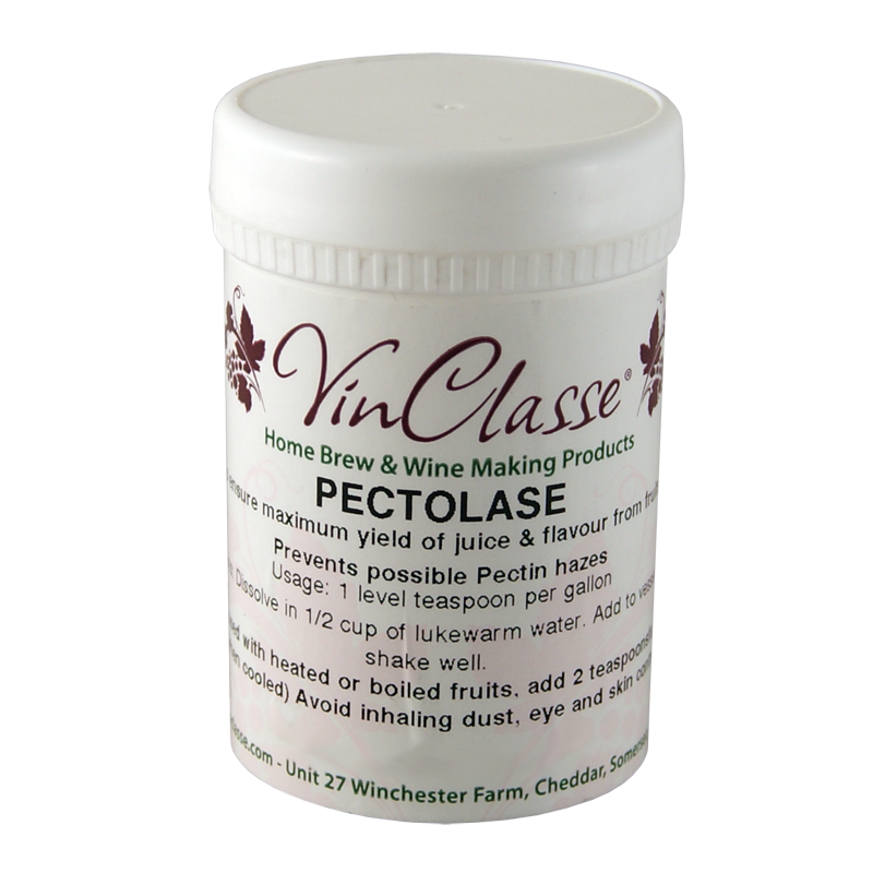 Vinclasse Pectolase / Pectinase / Pectin Enzyme 80 Gram Tub Balliihoo