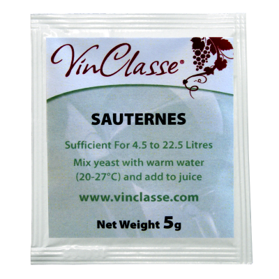 VinClasse Sauternes Yeast - 5 Gram Sachet