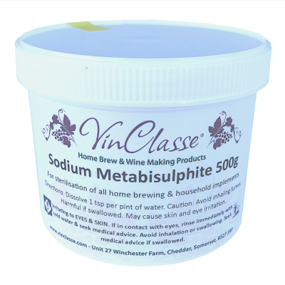 VinClasse Sodium Metabisulphite - 500g