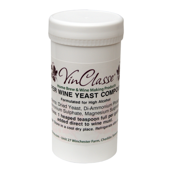 VinClasse Super Wine Yeast Compound - 60 Gram Tub