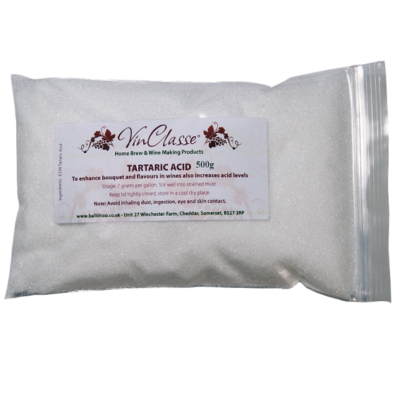 VinClasse Tartaric Acid 500g