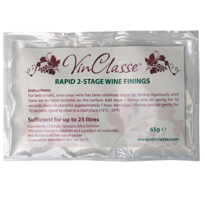 VinClasse Wine Finings - 2 Part Sachet