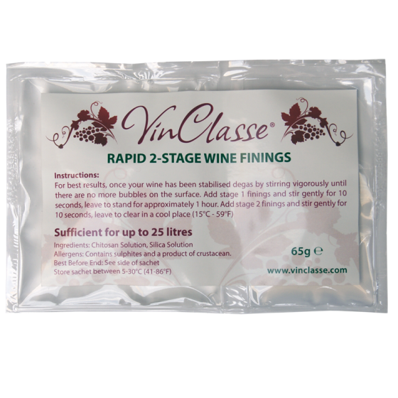 VinClasse Wine Finings - 2 Part Sachet