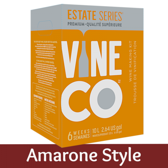 Vineco Estate Series 30 Bottle Red Wine Ingredient Kit - Amarone Style