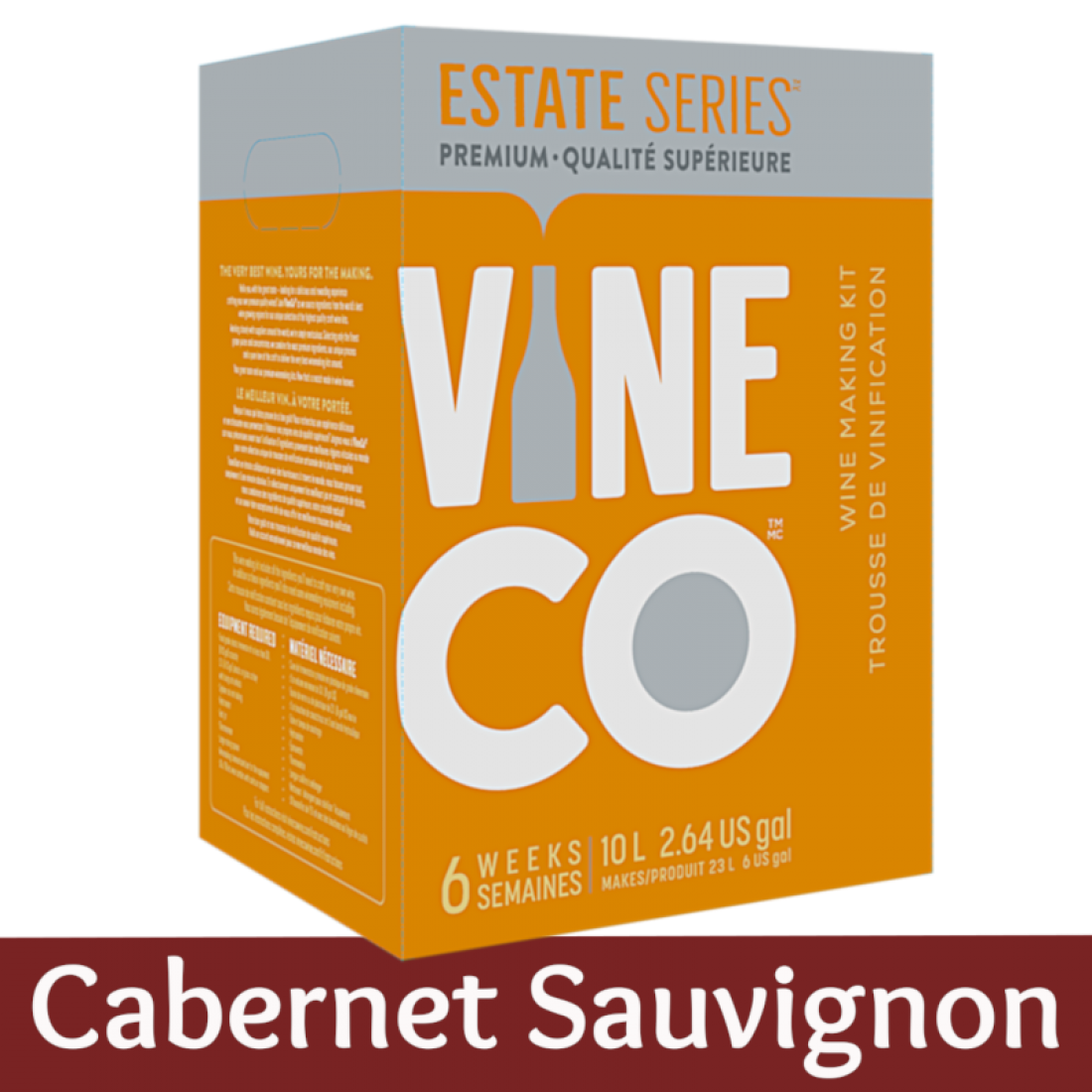 Vineco Estate Series 30 Bottle Red Wine Ingredient Kit