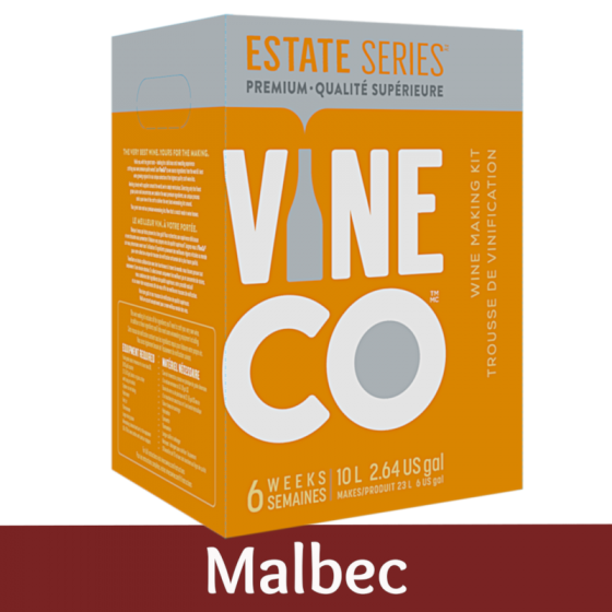 Vineco Estate Series 30 Bottle Red Wine Ingredient Kit - Malbec