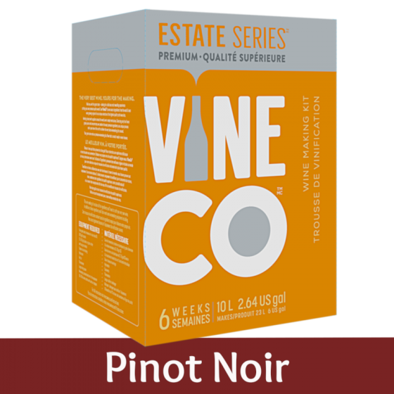 Vineco Estate Series 30 Bottle Red Wine Ingredient Kit - Pinot Noir