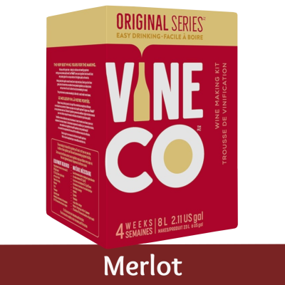 Vineco Original Series 30 Bottle Red Wine Ingredient Kit - Merlot