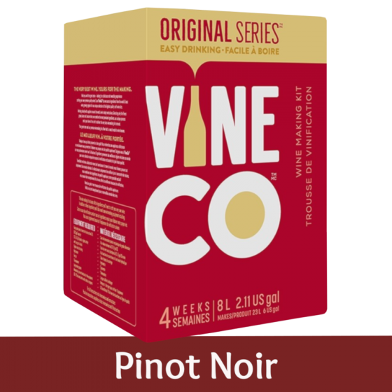 Vineco Original Series 30 Bottle Red Wine Ingredient Kit - Pinot Noir