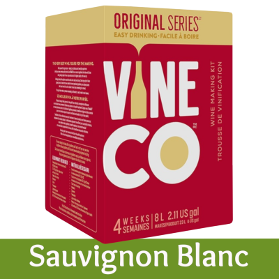 Vineco Original Series 30 Bottle White Wine Ingredient Kit - Sauvignon Blanc