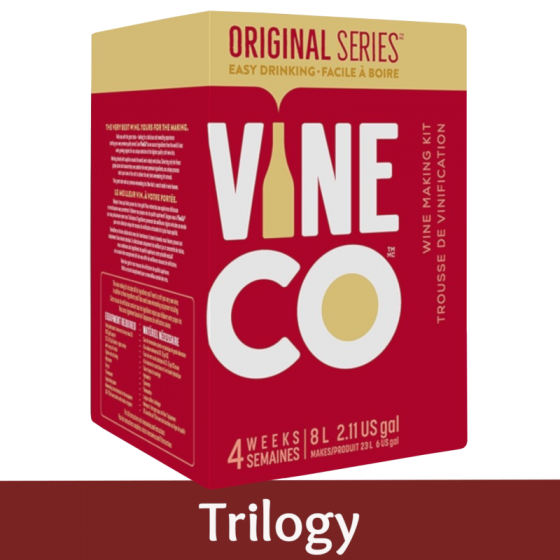 Vineco Original Series 30 Bottle Red Wine Ingredient Kit - Trilogy