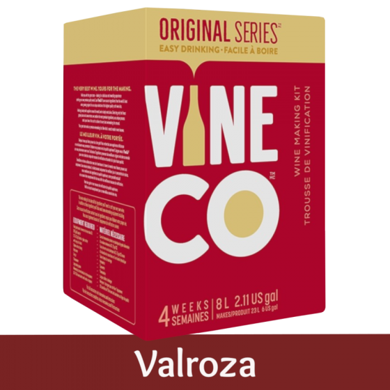 Vineco Original Series 30 Bottle Red Wine Ingredient Kit - Valroza