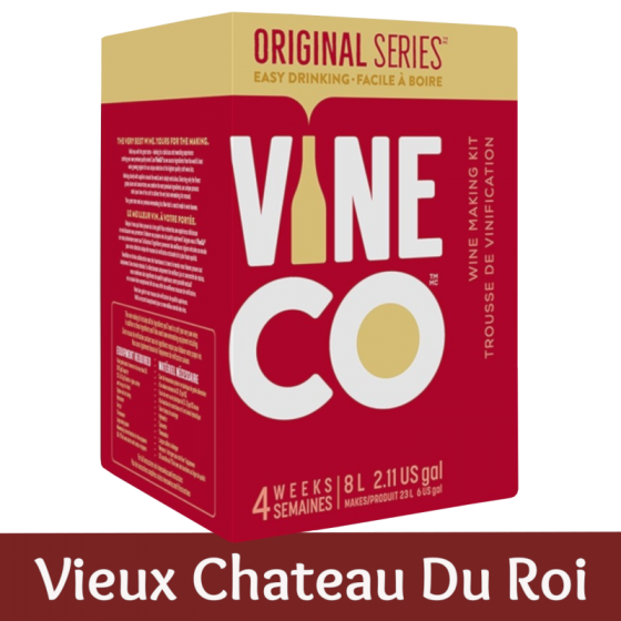 Vineco Original Series 30 Bottle Red Wine Ingredient Kit - Vieux Chateau Du Roi