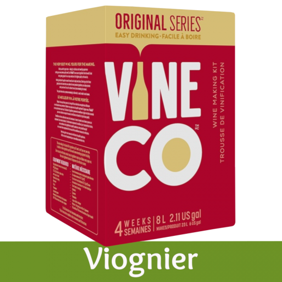 Vineco Original Series 30 Bottle White Wine Ingredient Kit Viognier