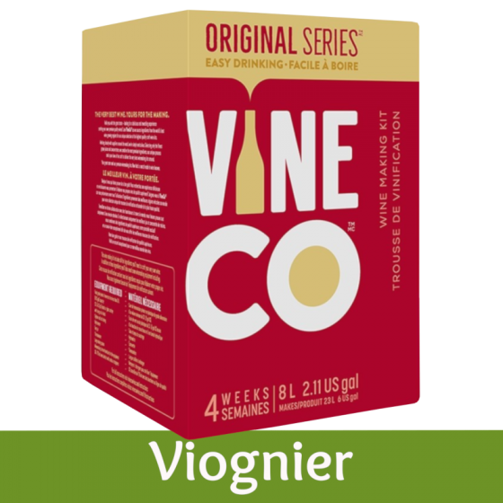Vineco Original Series 30 Bottle White Wine Ingredient Kit - Viognier