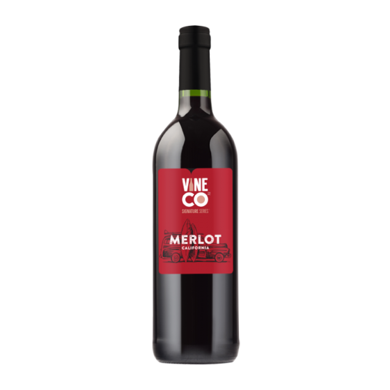 Vineco Signature Series Red Wine Ingredient Kit (With Grape Skins) - Merlot
