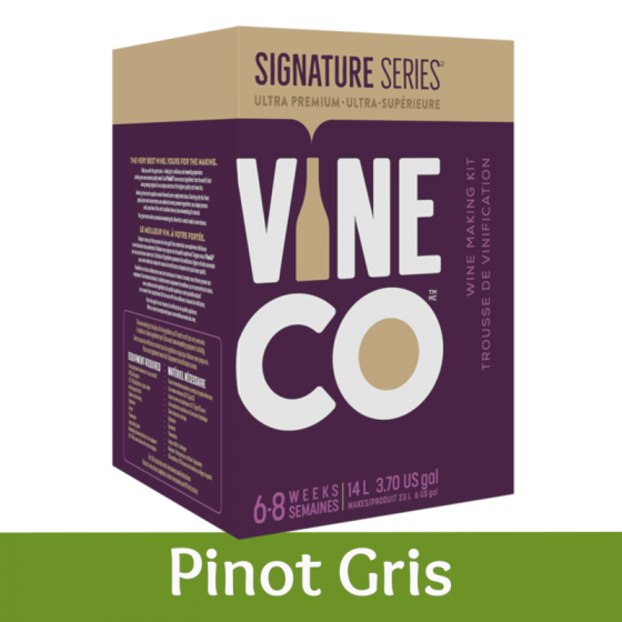 Vineco Signature Series White Wine Ingredient Kit - Pinot Gris