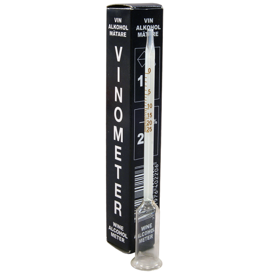 Glass Vinometer - Wine Alcohol Meter