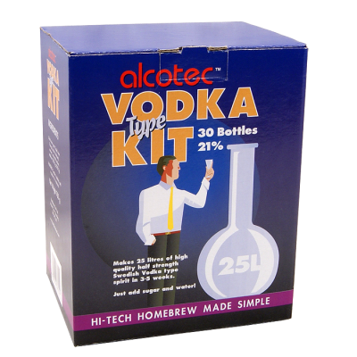 Alcotec Vodka / Base Spirit Kit For 25 Litres - 21% Strength