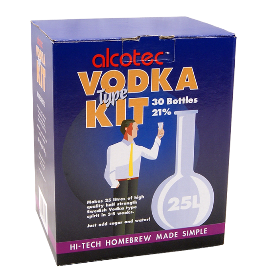 Alcotec Vodka / Base Spirit Kit For 25 Litres - 21% Strength